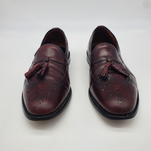 Allen Edmonds Shoes Men 12D Manchester Wingtip Tassel Loafers - Picture 9 of 11